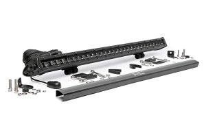 LED Light Bar - Rough Country - 30 Inch Black Series | Single Row - Black